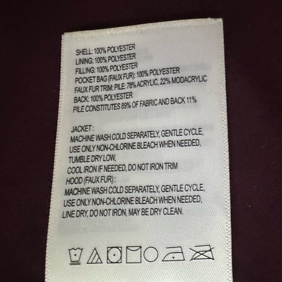 Halitech Women’s Quilted Puffer Jacket w/ Faux Fur Hood - Picture 5 of 5